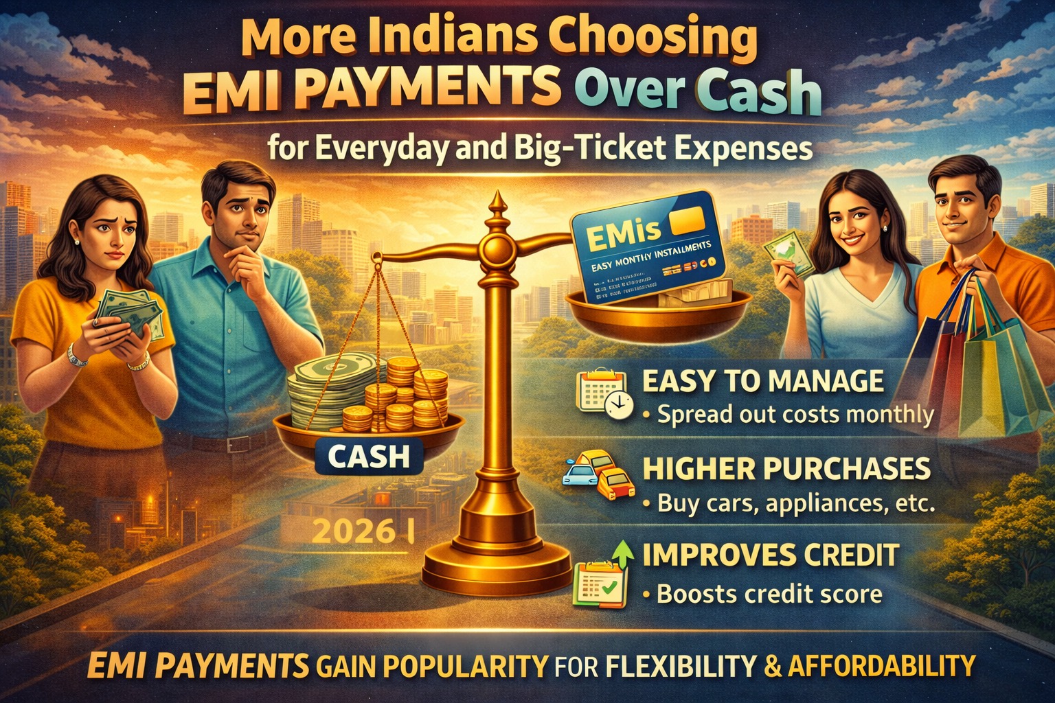 More Indians choosing EMI payments over cash for everyday and big-ticket expenses