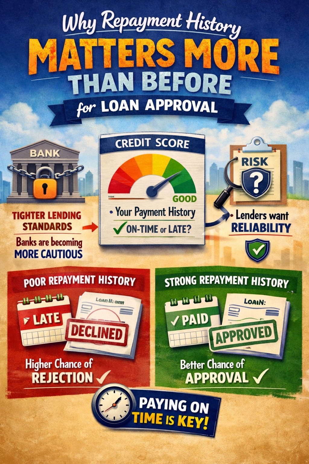 Why repayment history matters more than before for loan approval