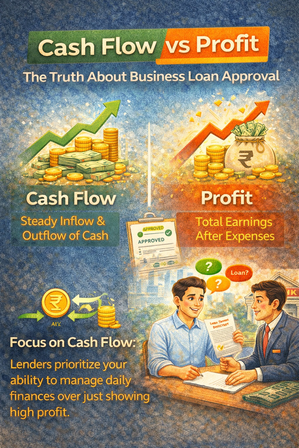 Cash Flow vs Profit: The Truth About Business Loan Approval