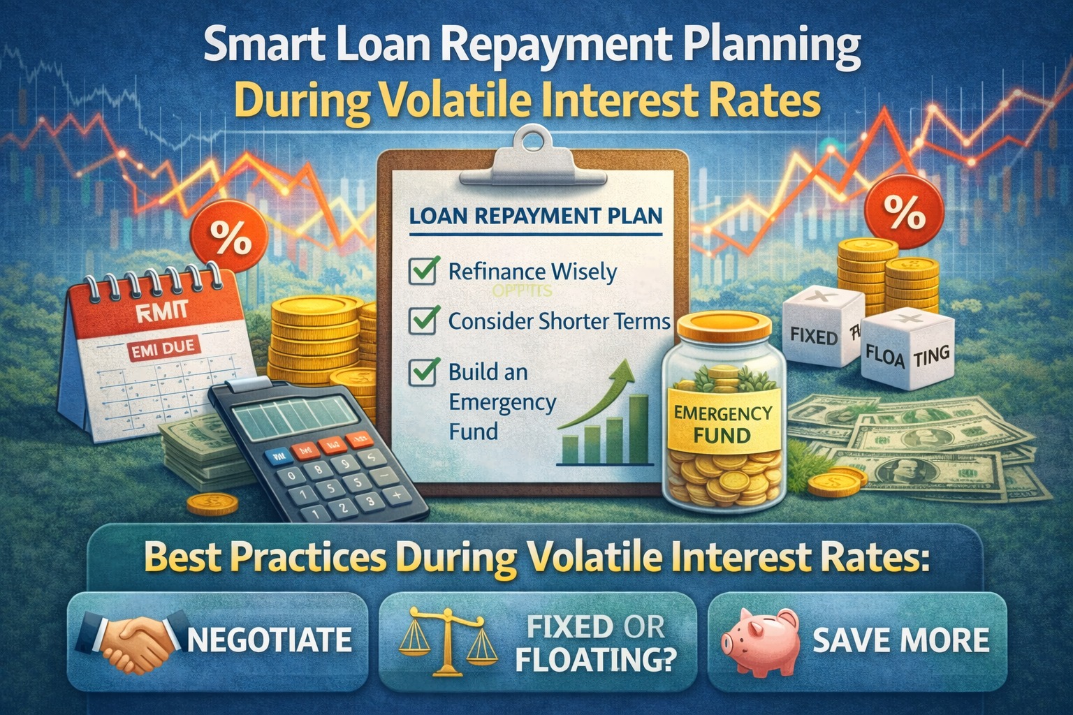 Smart loan repayment planning during volatile interest rates