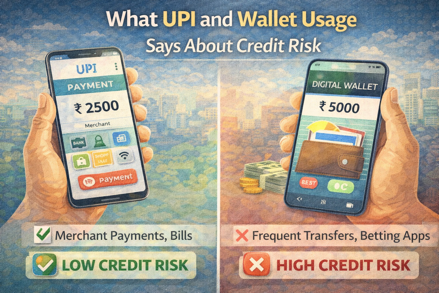 What UPI and wallet usage says about credit risk