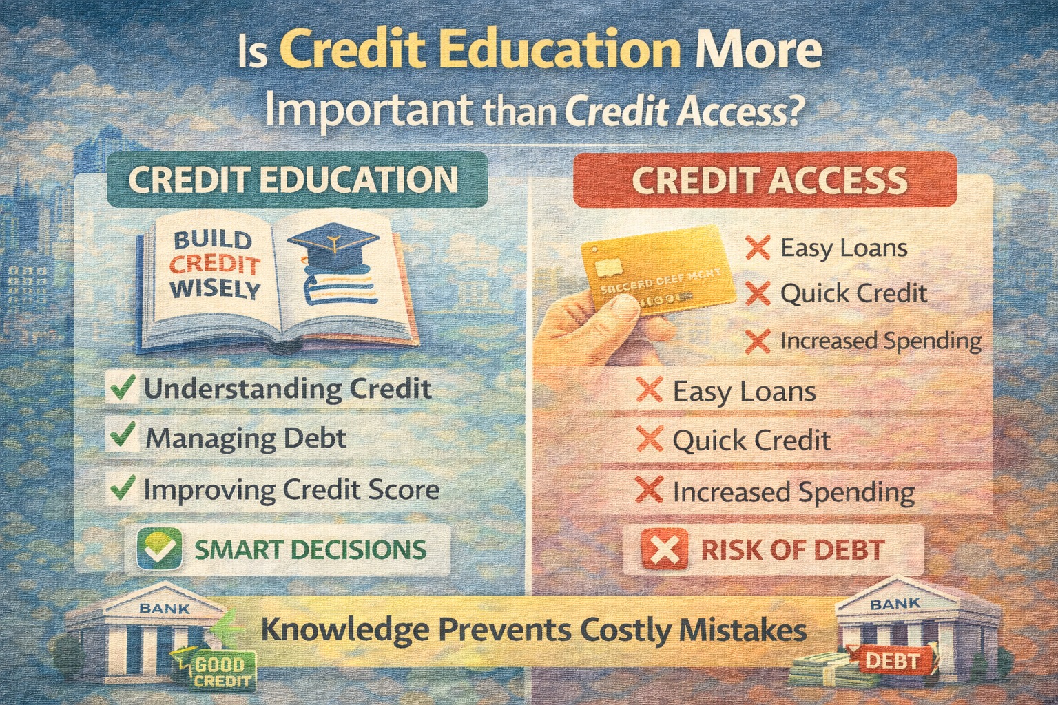 Is credit education more important than credit access explained