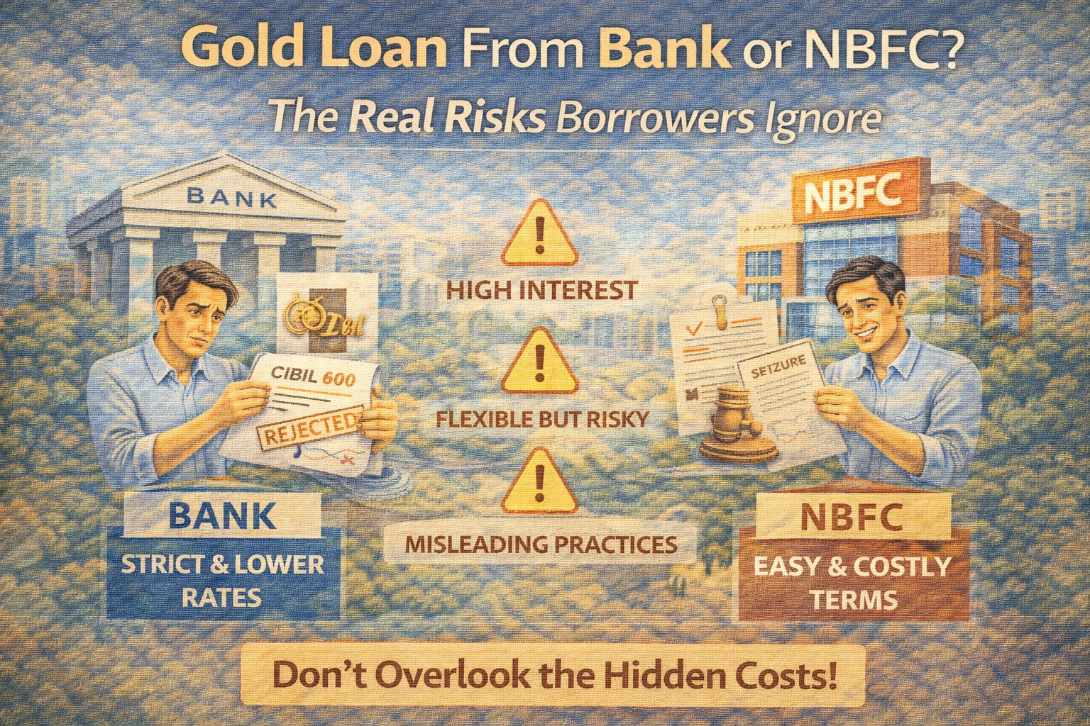 Gold Loan From Bank or NBFC? The Real Risks Borrowers Ignore