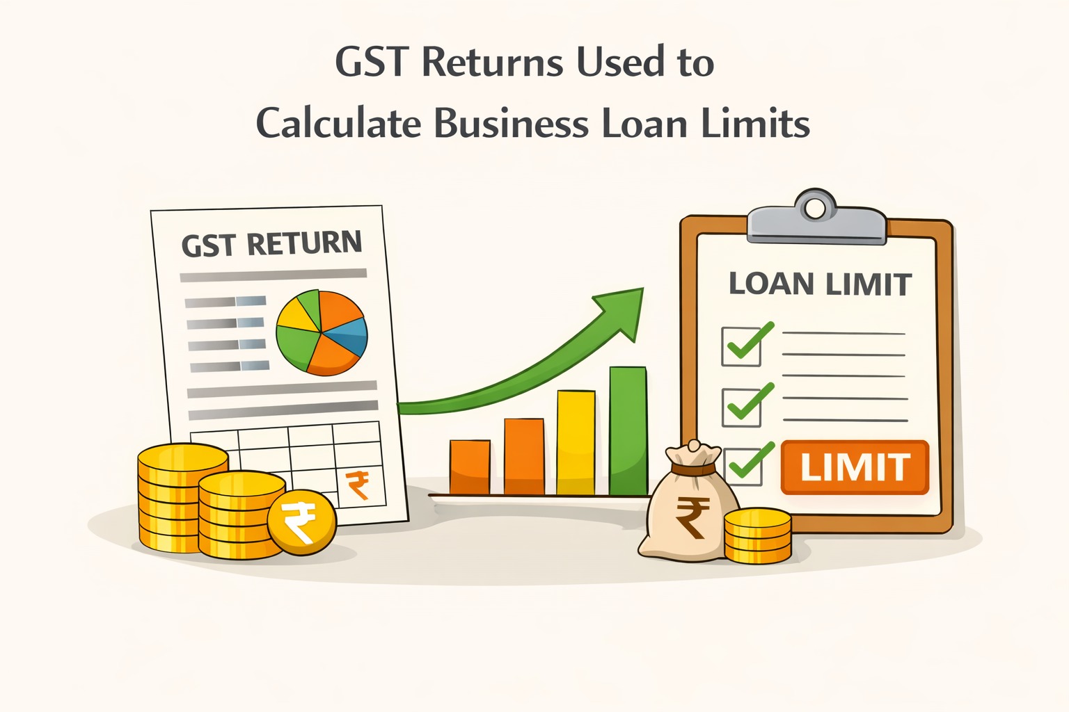 GST returns used to calculate business loan limits