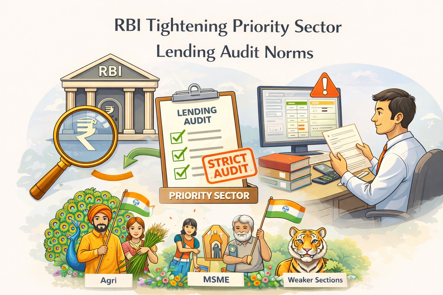 RBI tightening priority sector lending audit norms