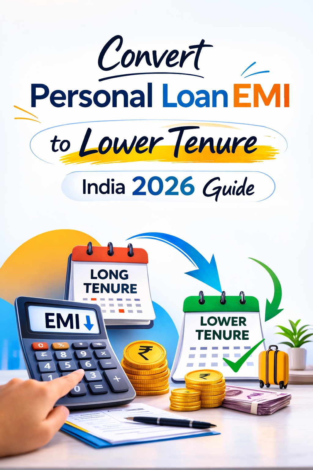 Convert personal loan EMI to lower tenure India 2026 guide