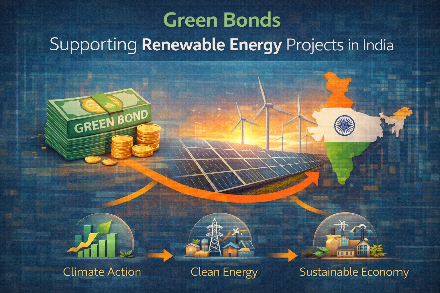 Green bonds supporting renewable energy projects in India