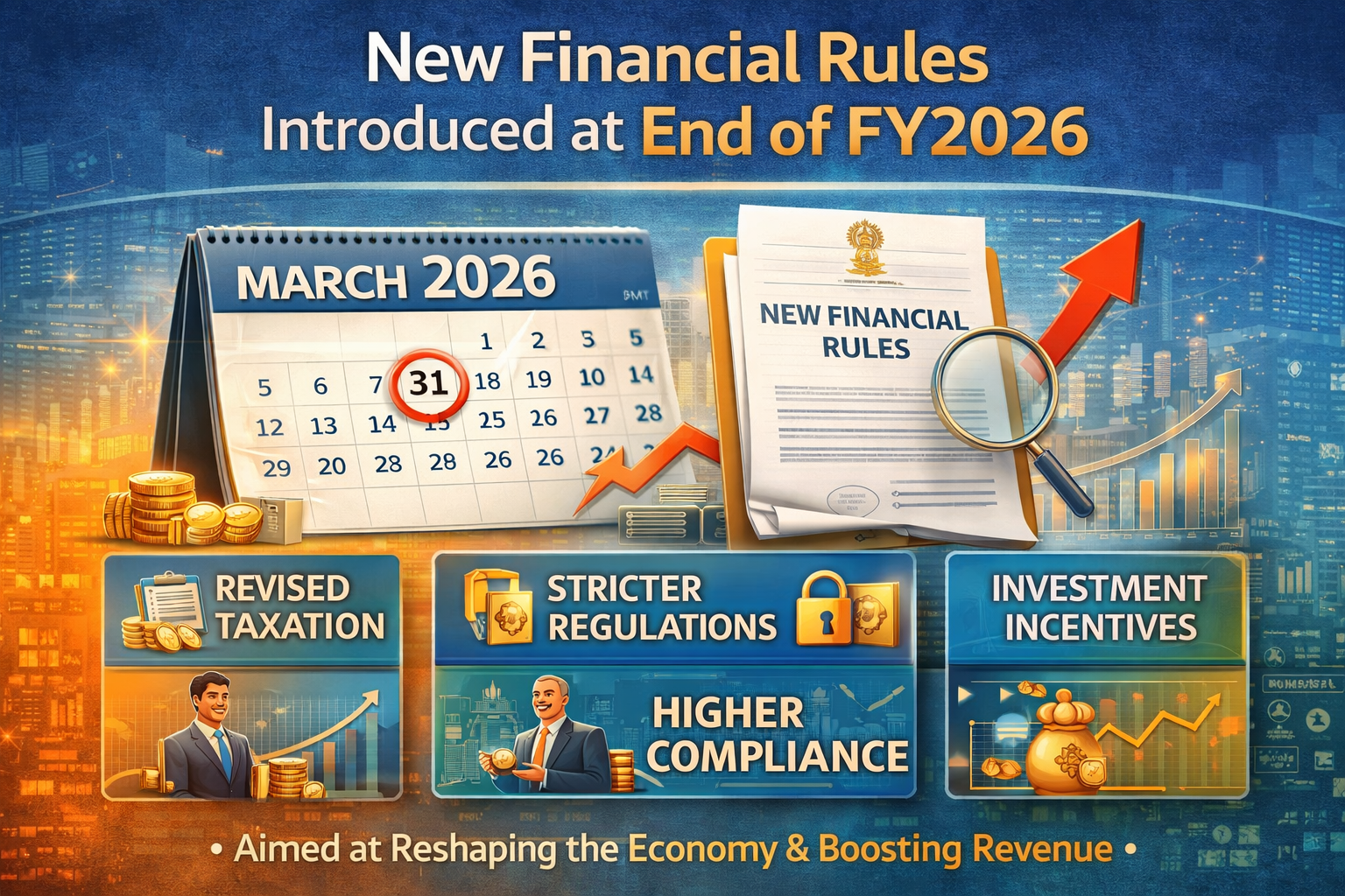 New financial rules introduced at end of FY2026 infographic