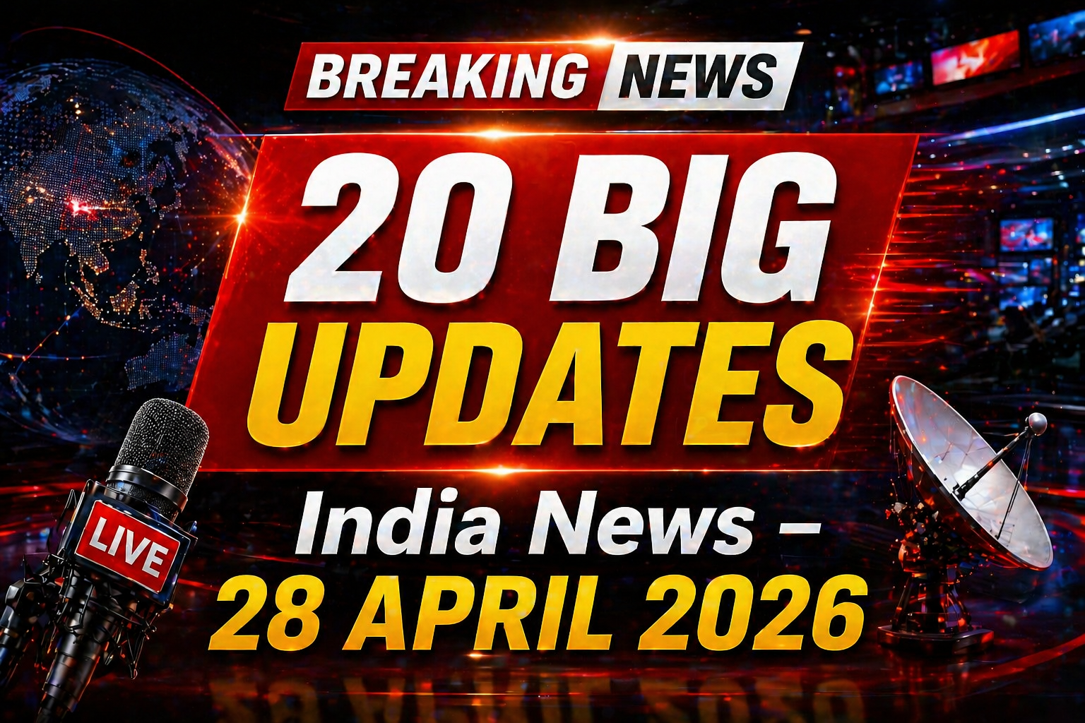 28 April 2026 News – 20 Biggest Updates
