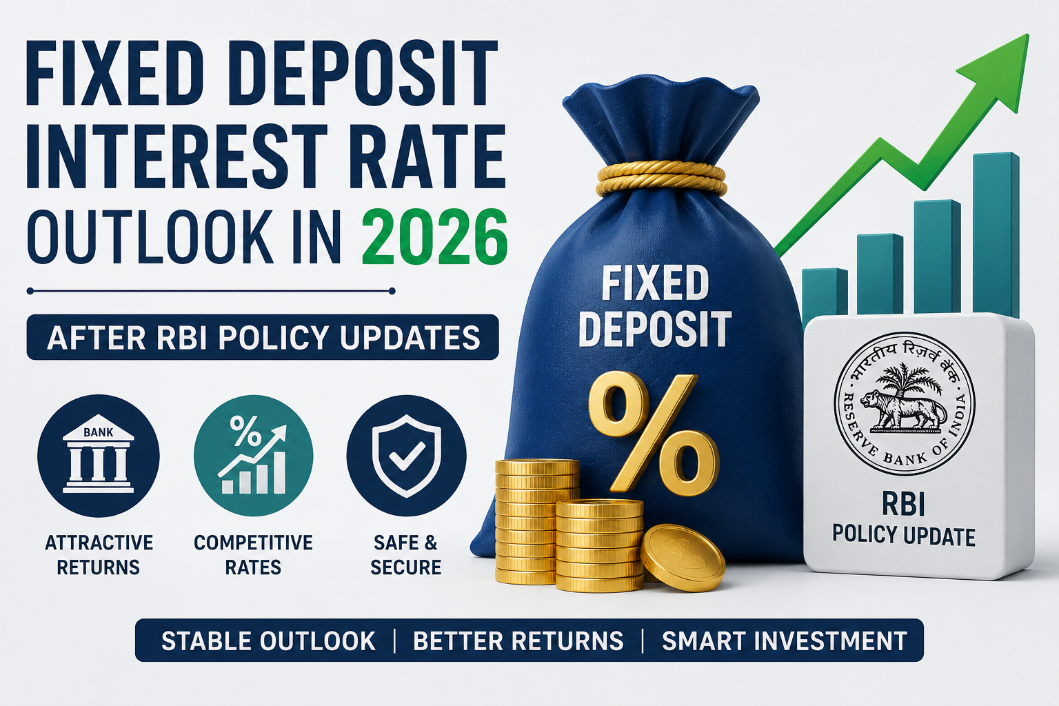 Fixed deposit interest rate outlook in India for 2026 after RBI policy updates