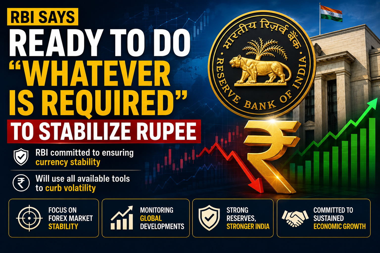 RBI ready to control rupee volatility amid global uncertainty