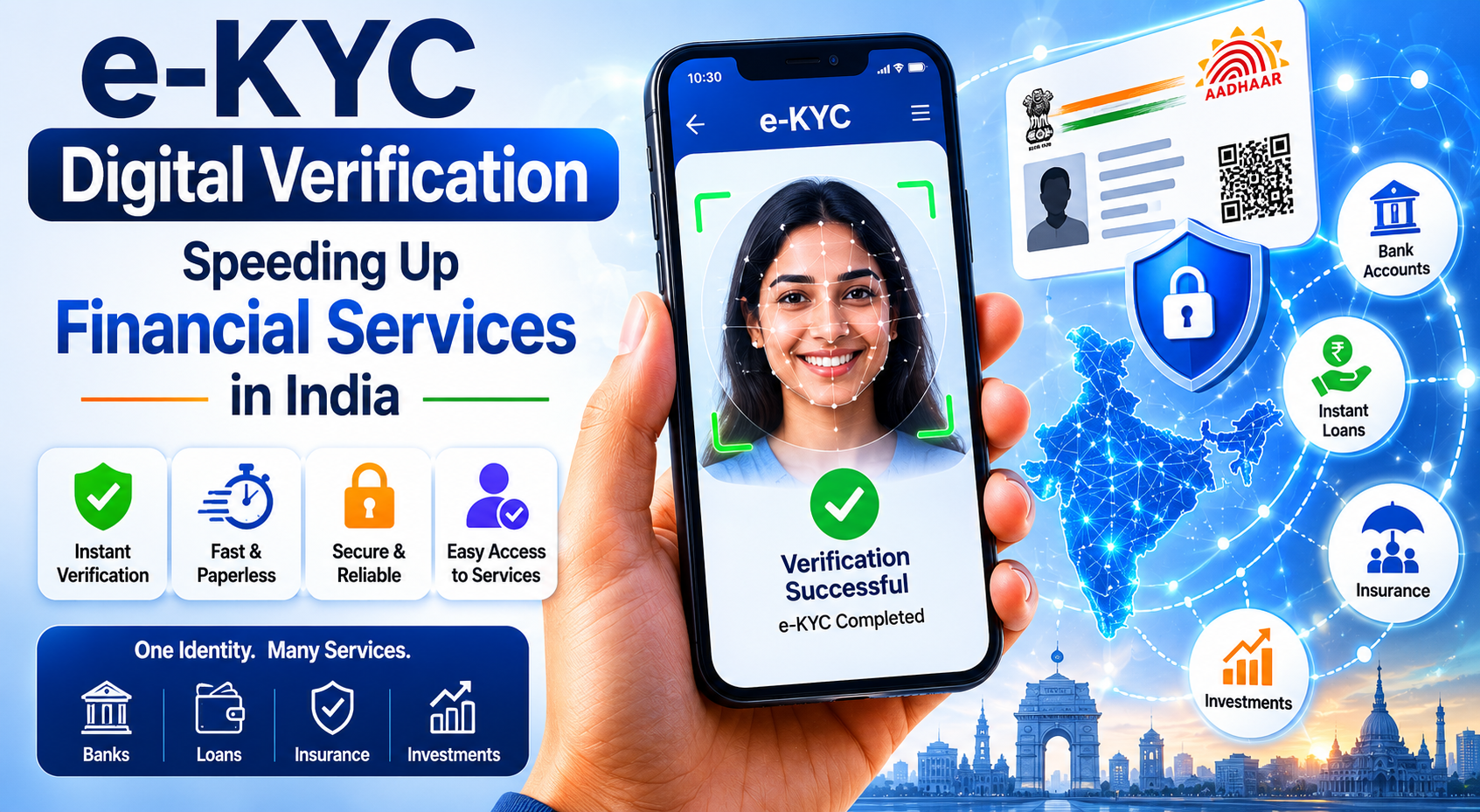 e-KYC digital verification speeding up financial services in India