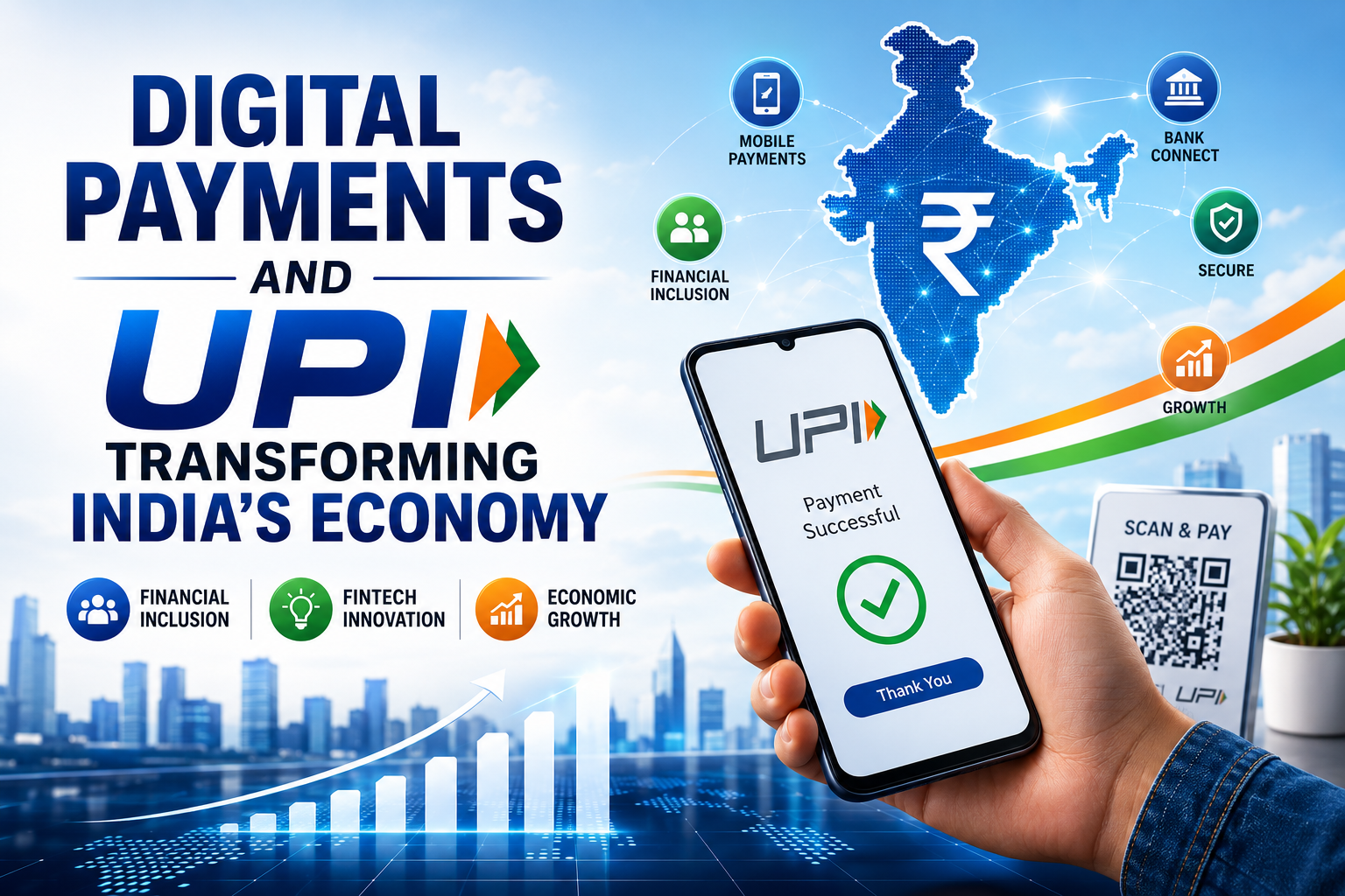 How digital payments and UPI continue transforming India's economy through financial inclusion, fintech innovation, and economic growth