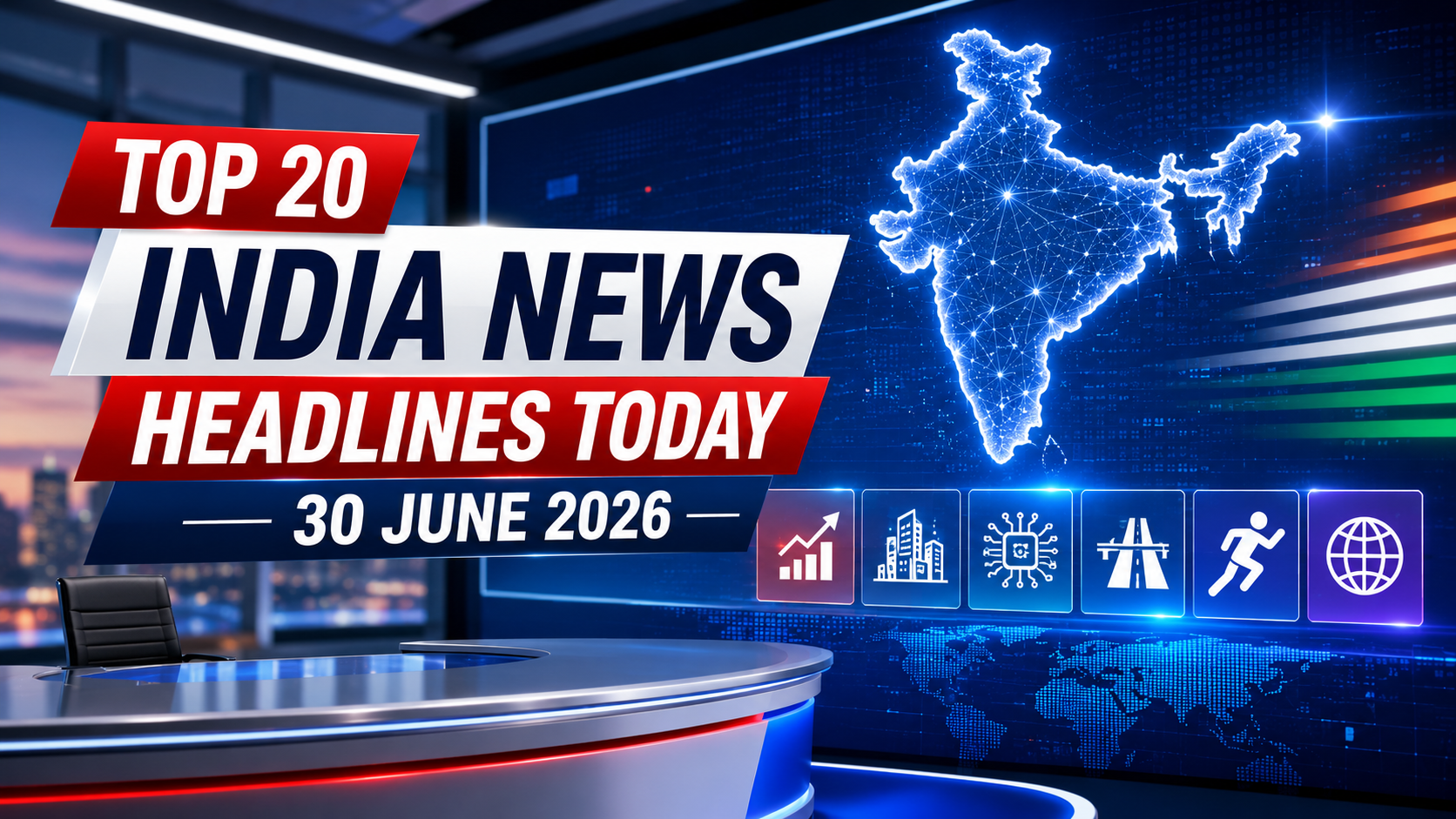 Top 20 India News Headlines Today – 30 June 2026