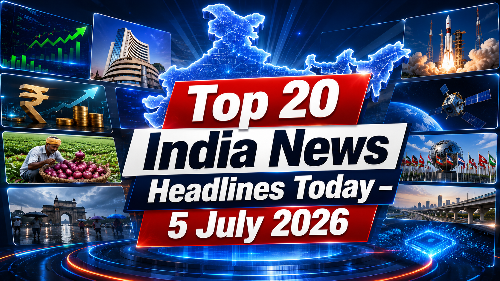 Top 20 India News Headlines Today – 5 July 2026