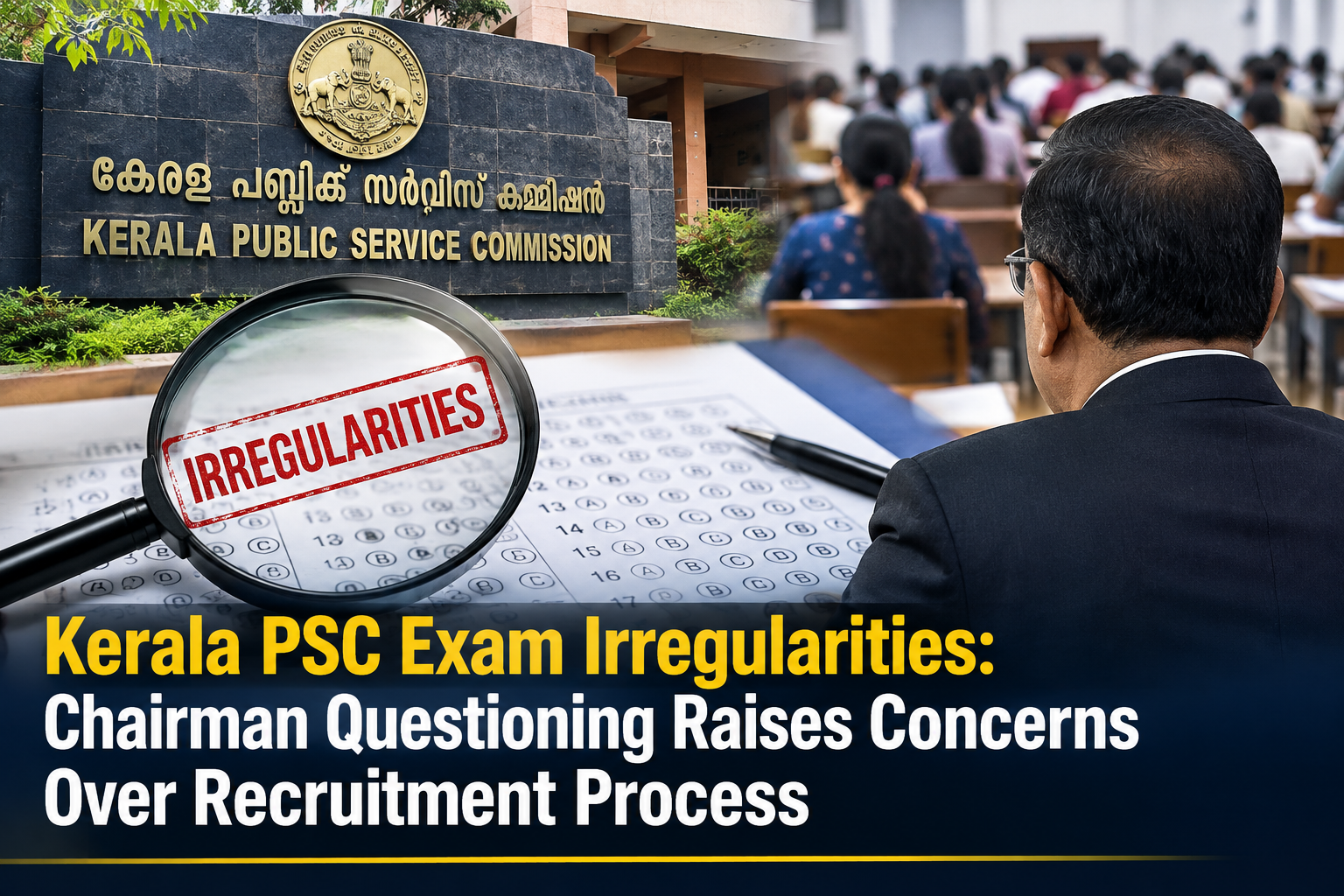 Kerala PSC exam irregularities and recruitment inquiry 2026