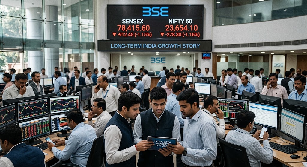 Best investment options in India in 2026 showing mutual funds, SIP, stocks, PPF, fixed deposits, gold and diversified investment strategies during market volatility.