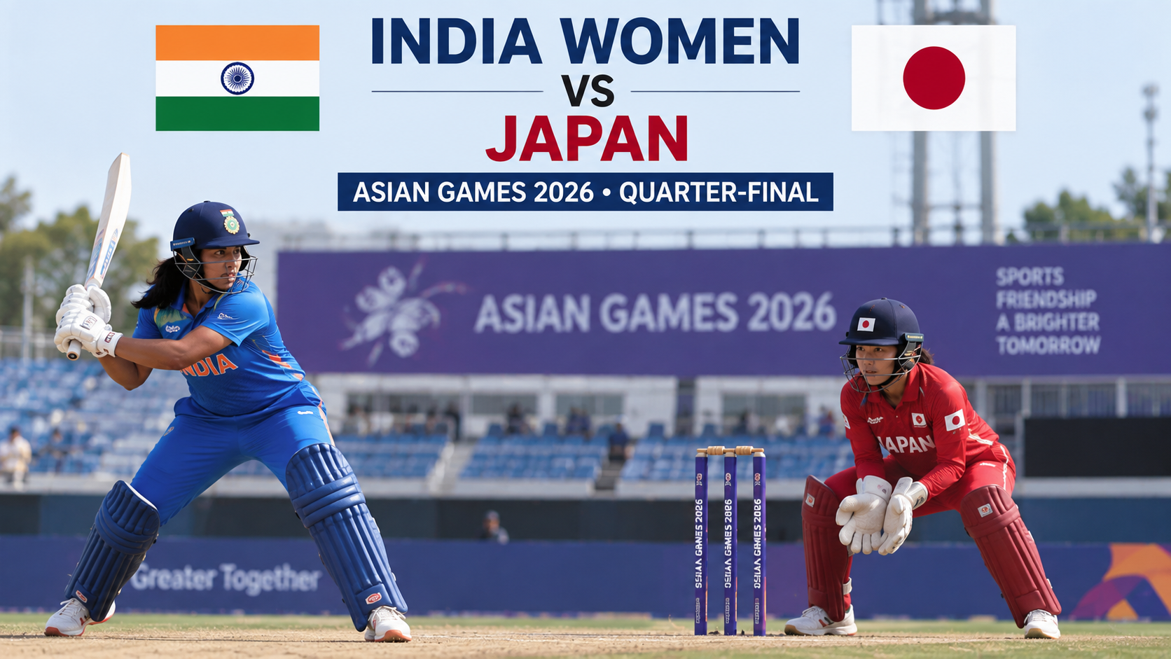 India Women vs Japan: Asian Games Cricket Quarter-Final 2026