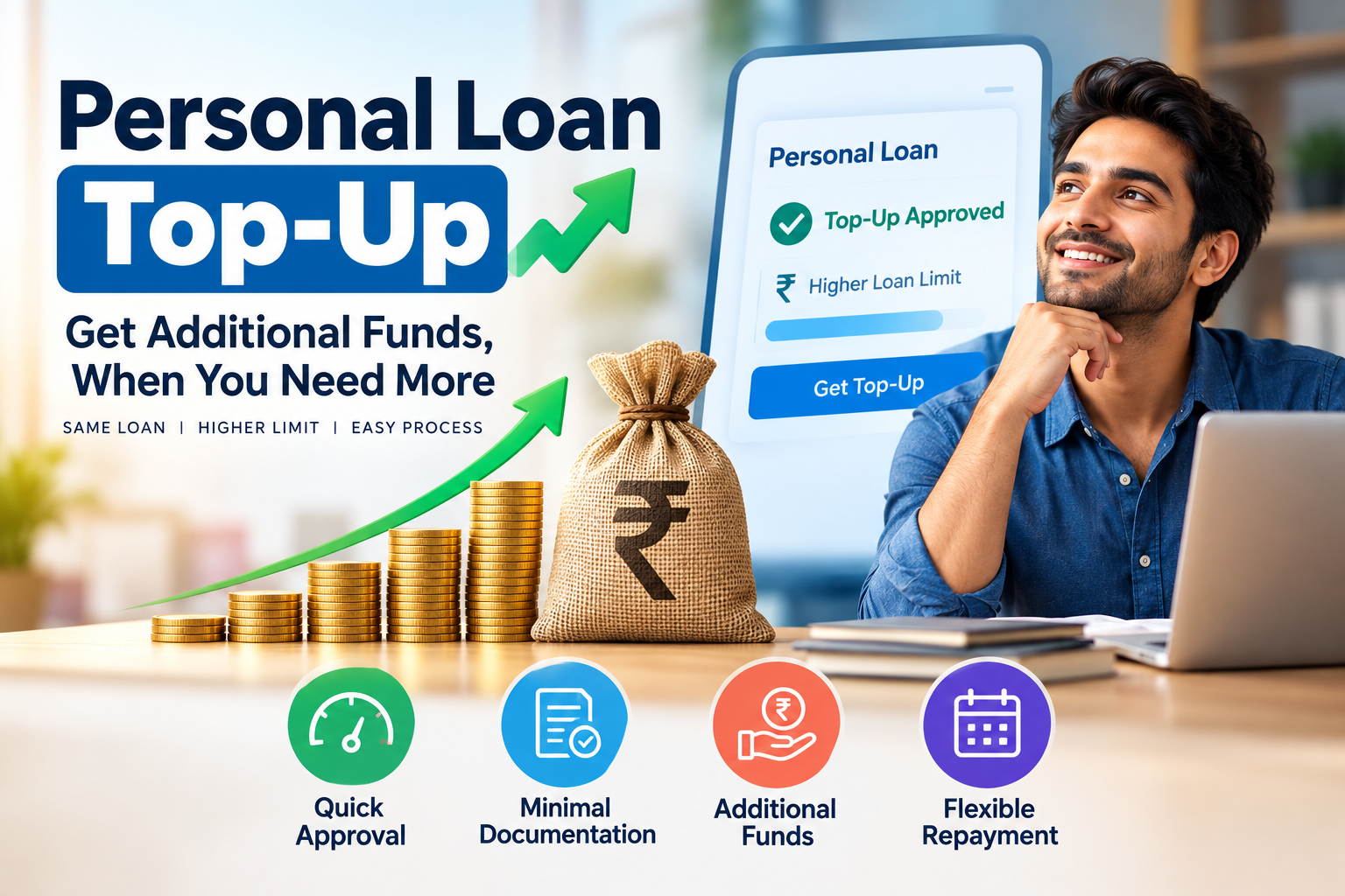 Personal Loan Top-Up in 2026: Eligibility, Interest Rates, Benefits & Risks