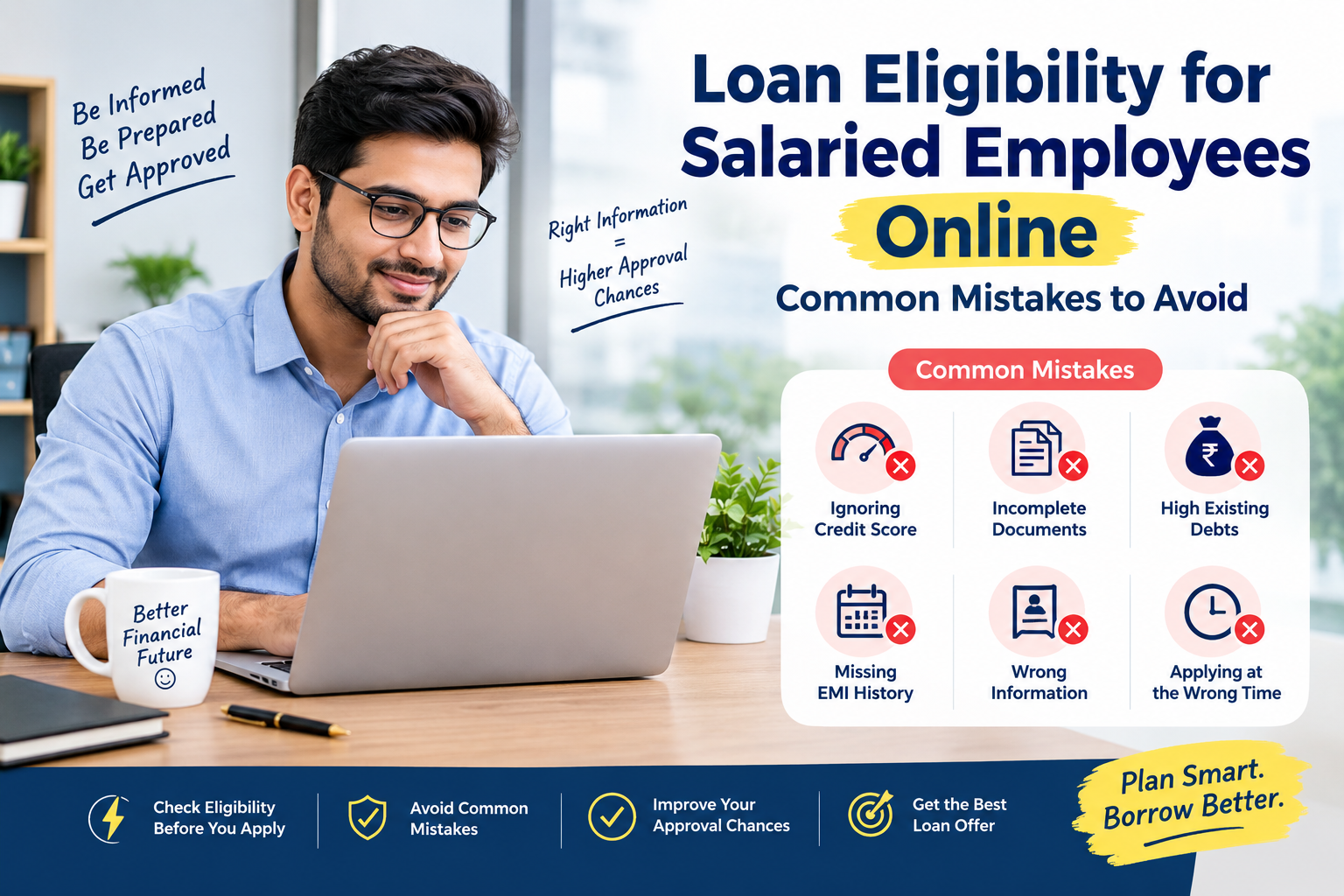Loan Eligibility for Salaried Employees Online: Common Mistakes to Avoid