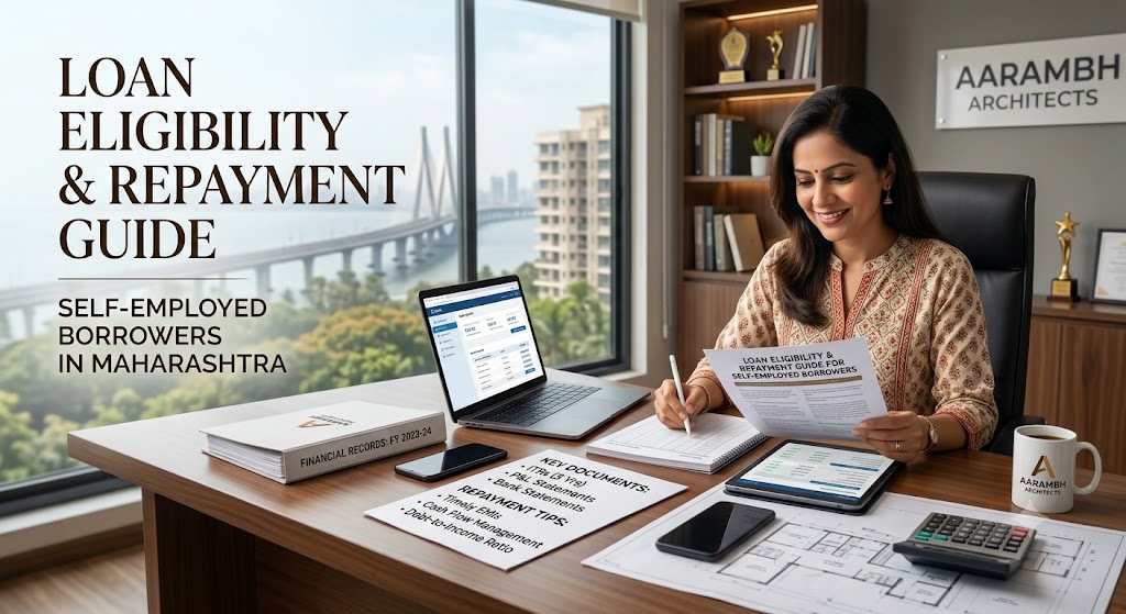 Self-employed borrower in Maharashtra using personal loan EMI calculator to plan monthly repayments and reduce interest burden