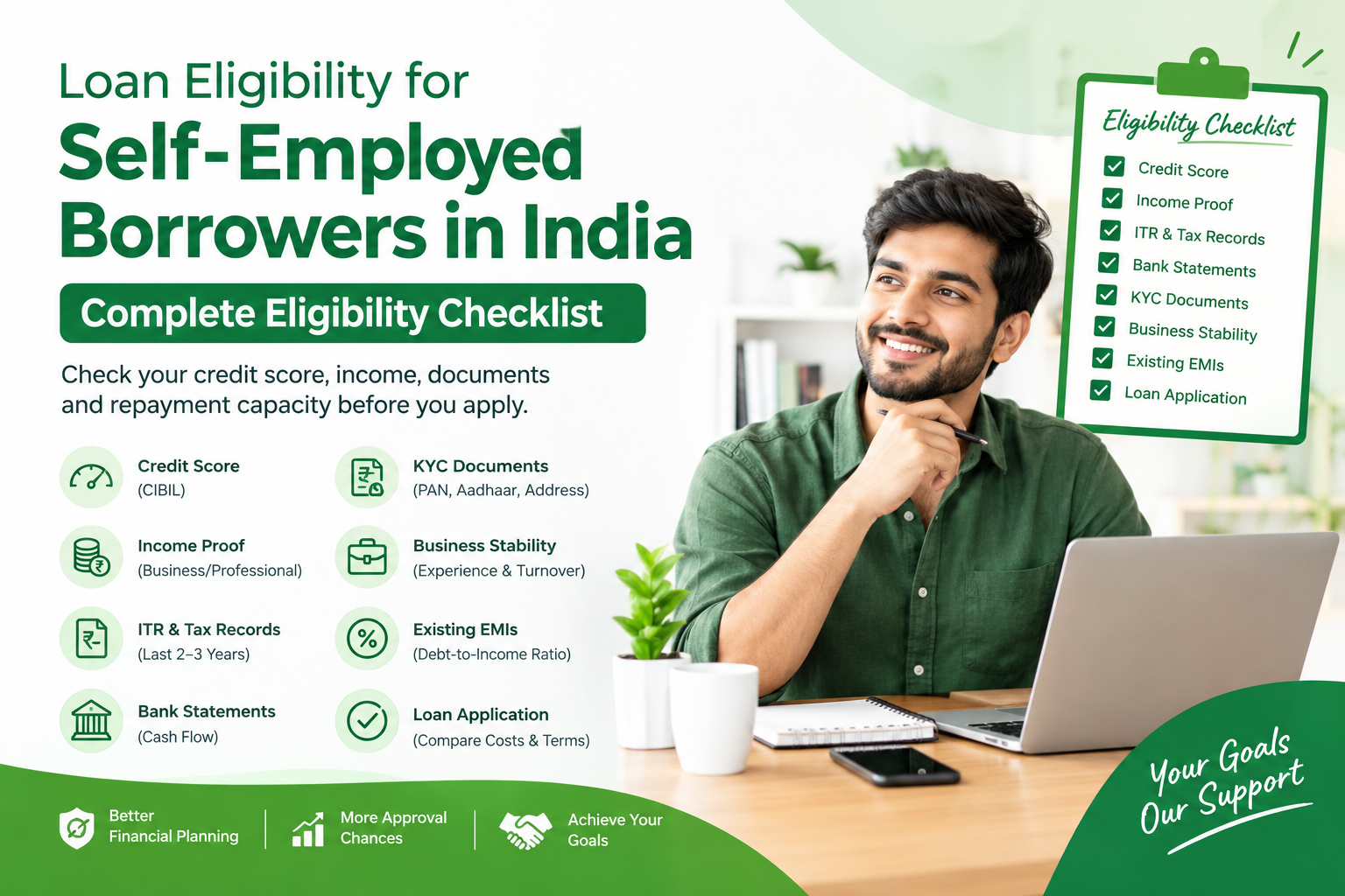 Loan Eligibility for Self-Employed Borrowers in India: Complete Eligibility Checklist