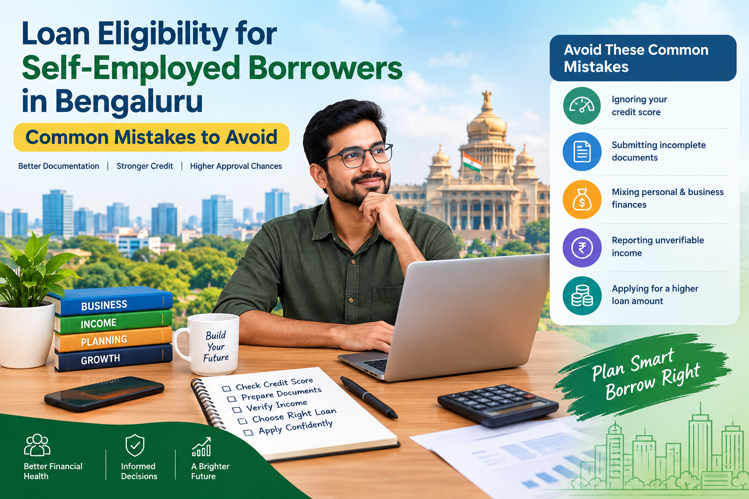 Loan Eligibility for Self-Employed Borrowers in Bengaluru — Common Mistakes to Avoid