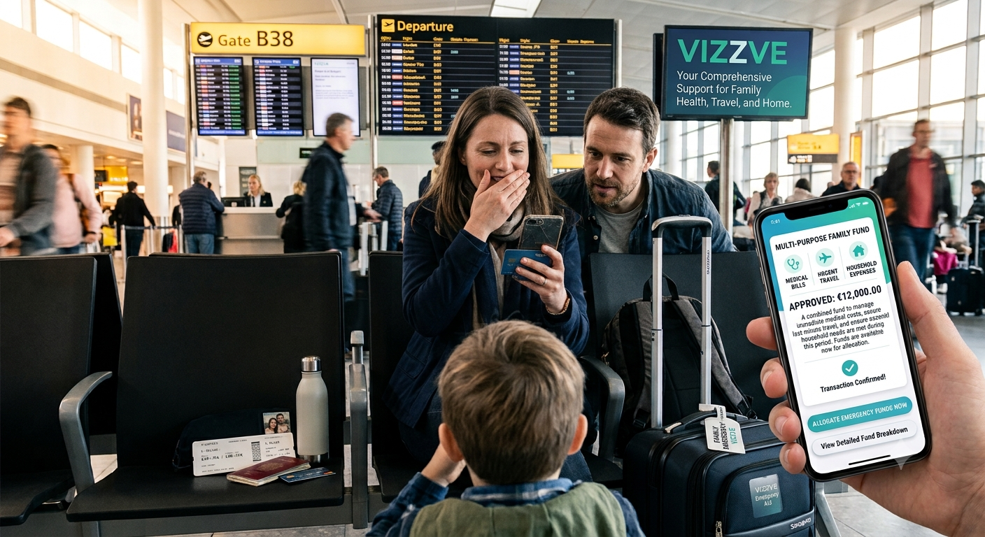 Family emergency loan for managing unexpected medical bills, urgent travel and essential household expenses with Vizzve.
